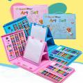 Super Mega 208-Piece Kids Art Set with Paints, Crayons, Markers - High-Quality Art Supplies for Drawing and Painting. 