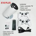 X10 Plus Retro video game consoles Android 11 system Portable Intelligent Projector 720p H713 Lcd Projector Hd Hy300 game box. 