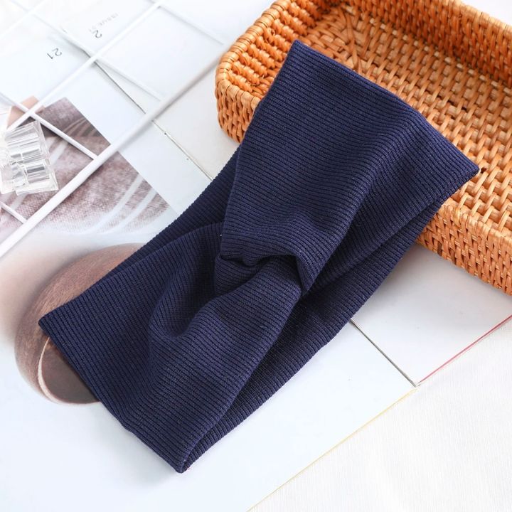 AWAYTR%20Women's%20Headbands%20Pearls%20Head%20Bands%20Knitted%20Turban%20Bandana%20Autumn%20Winter%20Elastic%20Hairband%20Warm%20Hair%20Accessories%20Headdress%20-%20Image%207