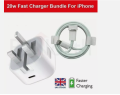 For iPhone 14 13 12 11 Pro XR XS MAX Fast Charging USB-C PD Plug Charger Cable.