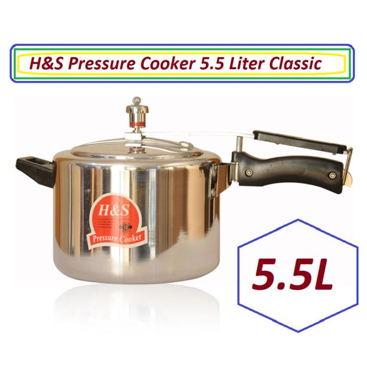 Pressure Cooker/H&S Pressure Cooker 5.5 Liter Classic.