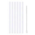 【Customer favorite】 6 Pack Replacement Straws Compatible Stanley 40oz Tumbler Plastic Reusable For Travel Tumbler Ice Cup Straw Set-Cola Kids. 