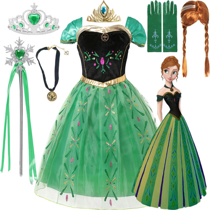 Dress%20Up%20Costume%20Party%20Wear%20Rapunzel%20Cinderella%20Elsa%20Anna%20Outfit%20Children's%20Frozen%20Color%20Play%20Princess%20Dress%20Disney%20Girls%20Sleeping%20Beauty%20Aurora%20Corner%20-%20Image%203