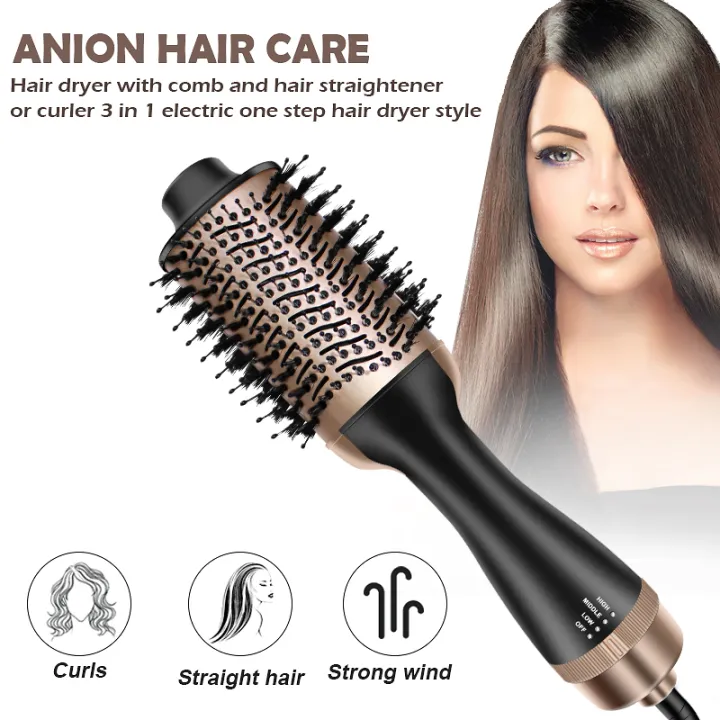Ubeator%20-1200W%20Hot%20Air%20Hair%20Comb%20Brush%20Hair%20Dryer%202%20In%201%20Multifunctional%20Hair%20Straightener%20Curling%20Tool%20G7-Black%20-%20Image%204