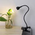 OIMG Clamp Table Lamp Usb Flexible Clip On Led Desk Light Bedside Night For Reading Study.