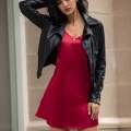 Ladies Sexy Silk Satin Night Dress Sleeveless Nighties V-neck Nightgown Nightdress Plus Size Sleepwear Nightwear for Women M-2XL. 