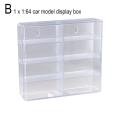 1:64 For Hot Wheels Display Box Car Model Toy Storage Cabinet Rack For Hotwheels Cars Diecast Storage Acrylic Dustproof Box.