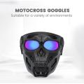 【New Launch+free Shipping To Home】Harley Goggles Mask Motorcycle Skull Horror Helmet Mask Off-road Motorcycle Goggles Sports Riding Harley Goggles Mask. 