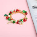 Bell embellished Christmas bracelet Charming Christmas-themed Adjustable Adjustable bracelet  adorned Cute bracelet for Holiday jewelry Christmas gift Festive accessory Women's fashion Party wear. 