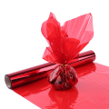 2 Rolls Christmas Cellophane Roll Cellophane Wrapping Paper Cellophane Wrap Paper Red & Green for Gift Basket Treats Package Storage. 