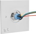 Metal Push Button for Access Control System and Door Unlock/Door Release/ Exit Button Switch Wall Push Button Flush Mounted Wired Release Switch. 