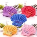 Shower Cap Women Hair Microfibre Quick Drying Bath Spa Bowknot Wrap Towel Hat For room Accessories.