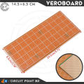 Veroboard Parallel Line Vero Board 14.5×6.5cm Stripboard For Prototyping Designing Weld Soldering and Electronics..