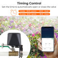SMATRUL Tuya WiFi Water and Air Valve Control Electric Smart Home Switch Controller For Farm Garden Home EU UK US Plug Works with Tmall Genie, Alexa and Google Assistant No Hub Required.