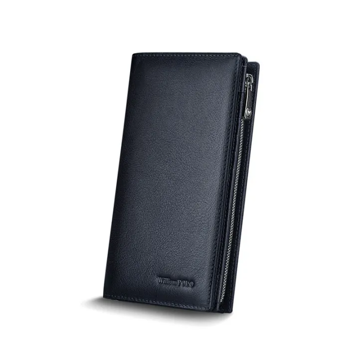 Emperor%20Paul%20Men's%20Wallet%20Genuine%20Leather%20Long%20Vintage%20Large%20Capacity%20Multifunctional%20Driver's%20License%20Business%20Clutch%20Bag%20Wholesale%20-%20Image%206