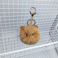 Cute Plush Keychain Cartoon Cat Toy Pendant Keyring For Women Bag Ornament Car Key Chain Lovely Girls Gifts Accessories.