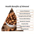 Almond Nuts  - 500gm california usa khatbadam. 