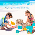 【Shop Now and Save】 Children Beach Toys Summer Outdoor Games Sand Play Plastic Bucket Watering Bottle Shovels Kids Beach Water Game Toys Tools Gifrs.