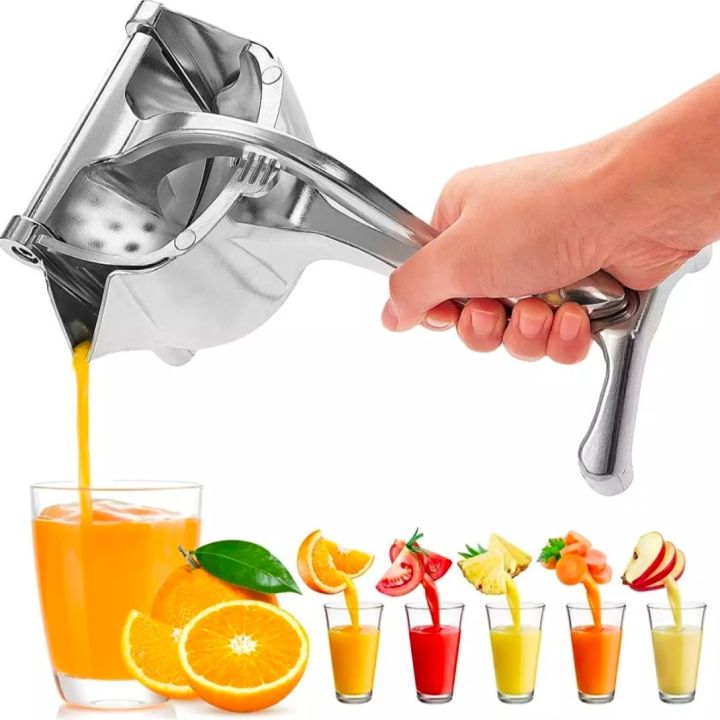 Multifunctional Real Stainless Steel Manual Juicer Hand Squeezer Fruit Juice Manual Juice Machine Orange Lemon Smoothie Citrus Juicer Press Fruit Machine - Juice Maker