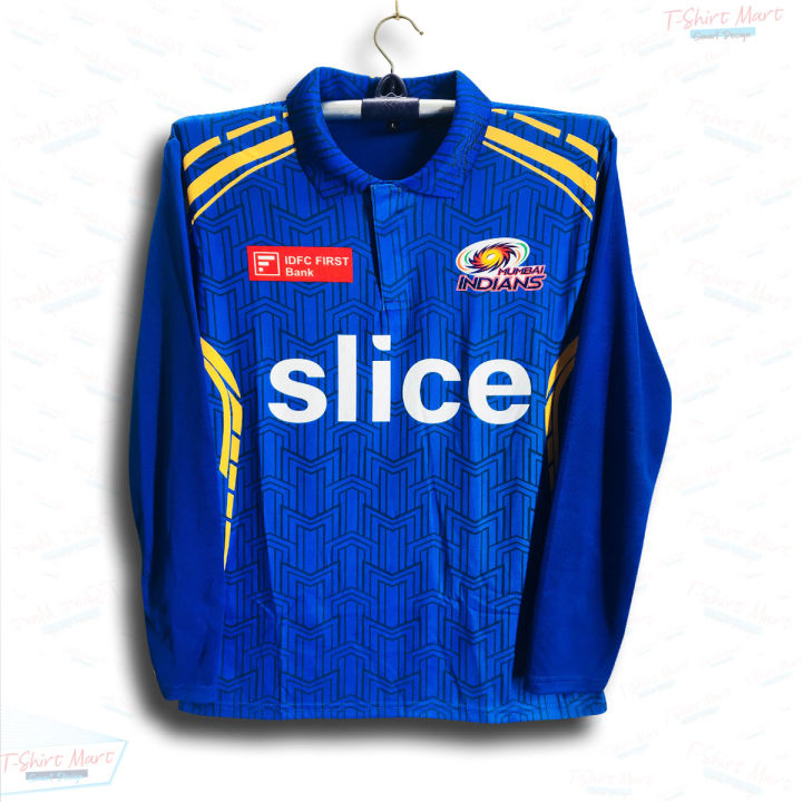 New Jersey Mi Original Jersey Mumbai Indians Match Plain Jersey