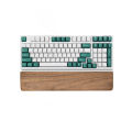 Keyboard hand rest, black walnut solid wood, mechanical keyboard palm rest, wooden wrist rest, mouse rest, wrist pad. 