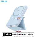 Anker 622 Magnetic Battery (MagGo), 5000mAh Foldable Magnetic Wireless Portable Charger and USB-C for_iPhone 13/12 Series.