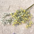 【Top Picks】 Flower Arrangement 3 Forks Artificial Gypsophila Flowers Handmade Realistic Babysbreath Bridal Bouquet Exquisite DIY Flower Mother's Day Gift. 
