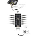 RGB Fan Hub ARGB Cable Splitter Hub Adapter for ASUS/MSI/GIGABYTE Motherboards. 