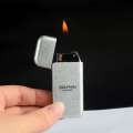 DOLPHIN Gas Lighter Refillable Windproof Jet Butane Gas Metal Body. 