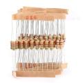 Resistor- 10Ω, 330Ω, 470Ω, 560Ω, 1kΩ, 1.2kΩ, 1.5kΩ, 2.2kΩ, 3.3kΩ, 4.7kΩ, 5.6kΩ, 10kΩ, 22kΩ, 56kΩ, 100kΩ, 150kΩ, 470kΩ- 100pcs.