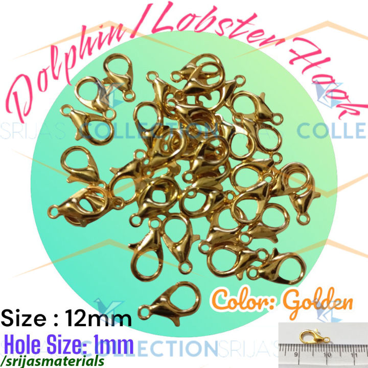 Golden%20Dolphin%20Hook%20Jewelry%20Making%20Accessories%20-%20Lobster%20Clasps%20Claw%20Hooks%20for%20Necklace%20and%20Bracelet%20-%207x12mm%20-%20Image%203