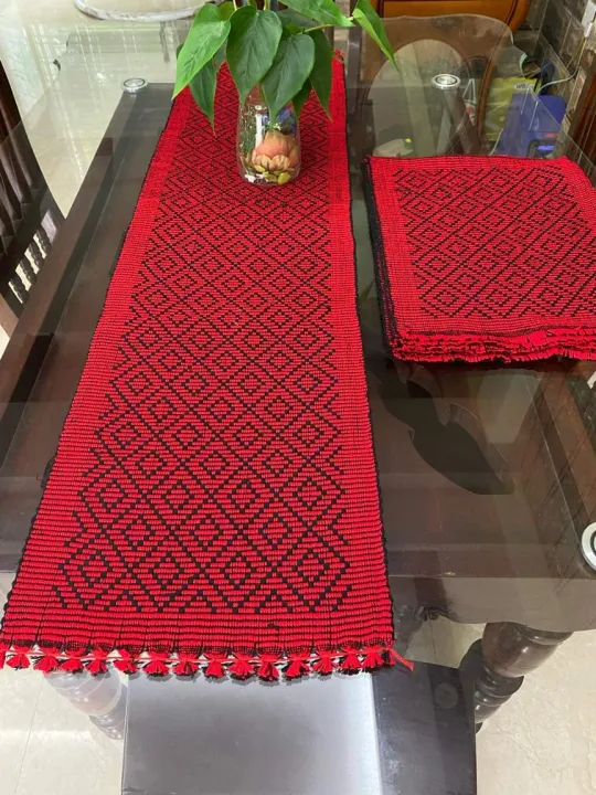 7%20pcs%20dinning%20table%20runner%20set%20multi%20colour%20-%20Image%202