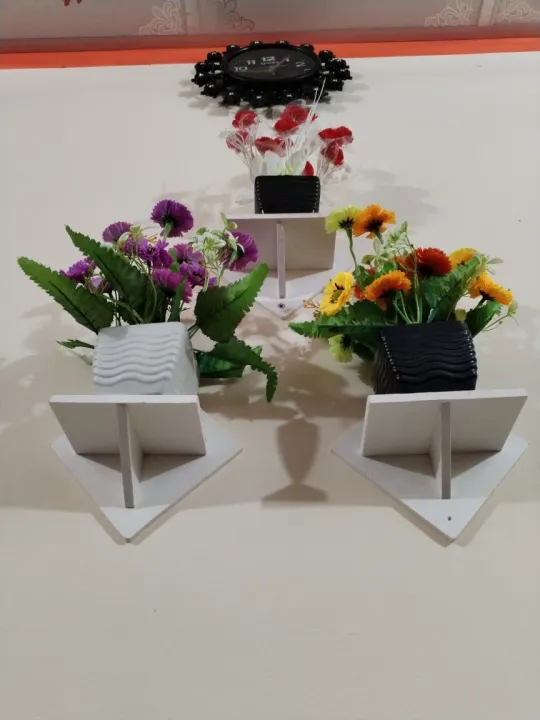 3%20Pcs%20Self-Adhesive%20Wall%20Hanging%20Kite%20Flower%20Stand%20-%20Decorative%20Punch-Free%20Showpiece%20Holder%20for%20Home%20Decor%20-%20Image%2010