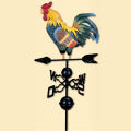Metal Weather Vane with Rooster Ornament Wind Vane Weather Vain for Roof Weather Vanes for Roofs Rooster Weathervane. 