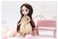 【The road to happiness Store】New BJD Doll 13 Movable Joint 1/12 Makeup Casual Skirt Clothing Doll Accessories Play House Toys for Girls Gift. 