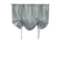 Factory direct sales embroidered curtain cloth small leaf embroidery curtains finished Roman blinds solid color embroidery curtains. 