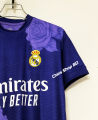 Real Madrid x Y-3 Fourth Purple Rose Jersey Half Sleeve. 