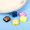 1Pc Cartoon Cat Paw Shape Tennis Racket Vibration Dampeners Silicone Tennis Racquet Shock Absorber Anti-vibration Accessories. 