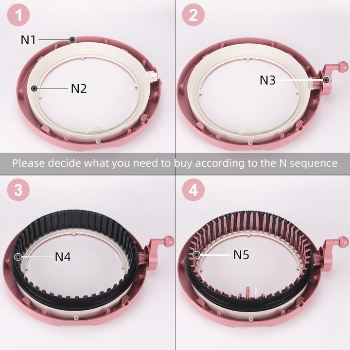 Knitting%20Machine%20Row%20Counter%20/%20Tension%20Forks%20/%20Yarn%20Guide%20/%20Crank%20/%20Pins%20Adapter-Replacement%20Part%20for%20Sentro%2040,%20Sentro%20QJH%2048%20-%20Image%204