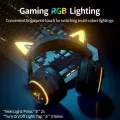 SOMIC GS510 Touch Light Effect Wired Game Cat Ear Headset With Mic Wired/2.4G Wireless Computer Game Live Broadcast Girl Headset. 