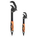 KOGEEK Multi-function 2pcs 14-30mm 30-60mm Adjustable Spanners Heavy Duty Quick Torque Wrench Industrial Grade Water Pipe and Nut Wrench Kit Tool. 