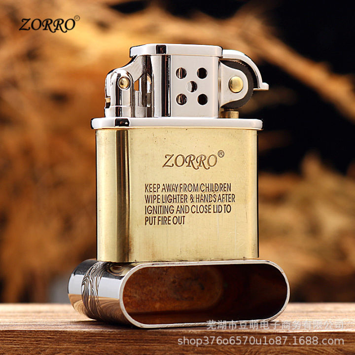 Zorro%20Z506%20The%20Mystic%20Nine%20Opportunity%20Knocks%20Copper%20Nickel%20Plated%20Kerosene%20Lighter%20Creative%20Personality%20Windproof%20Boyfriend%20Gift%20-%20Image%203
