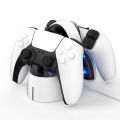For PS5 Wireless Controller Dual Charger for Dual Sense Charging Cradle Dock Station With Type-C Charging Cable. 