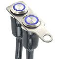 LED Motorcycle Switch ON-OFF Headlight Fog Light Handlebar Adjustable Mount Waterproof Switches Button DC12V. 