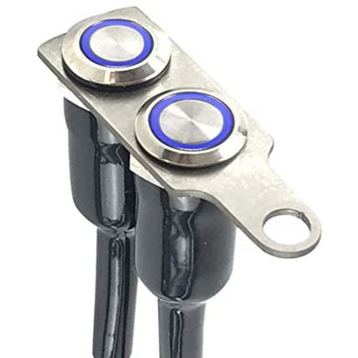 LED Motorcycle Switch ONOFF Headlight Fog Light Handlebar Adjustable