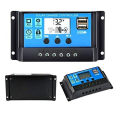 10A Solar Charge Controller 12V 24V Solar Panel Digital Lcd Display Pwm Digital Solar Charge Controller 10A Charging And Output.