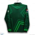 Pakistan World Cup Jersey 2026/27 Full Sleeve Collar Polo Jersey For Men - Long Sleeve Polo - Pakistan Cricket Jersey 2026. 