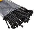 5X100 Pcs 10 InchSelf-locking Nylon Cable Ties Zip Ties Plastic Straps white/black. 