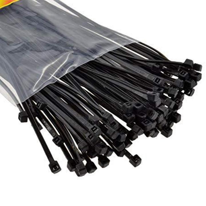 5X100 Pcs 10 InchSelf-locking Nylon Cable Ties Zip Ties Plastic Straps white/black