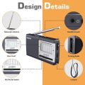 XHDATA D219 Portable AM, FM, Shortwave Radio Excellent Signal Reception Capacity and Crystal Clear Sound Quality. Best For Short Wave Lover. High Sensitivity Shortwave Pocket Radio. Xhdata D219 International Brand Radio (Gray/Silver). 